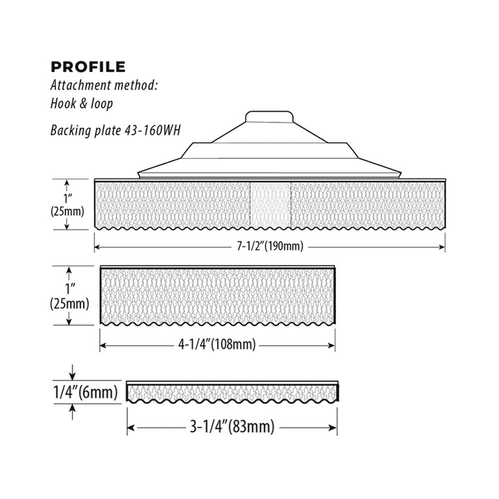 Lake Country Polierpad 125mm Purple Hybrid Wool Foamed 6mm Ø 125mm