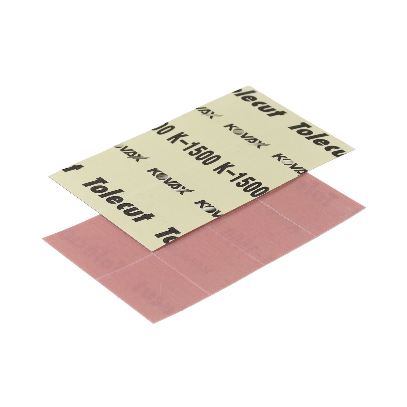 KOVAX Tolecut Aufklebe-Streifen 29 x 35mm rosa P1500 8er Bogen KOVAX Tolecut Papier ścierny 29 x 35 mm różowy K1500 8 sztuk