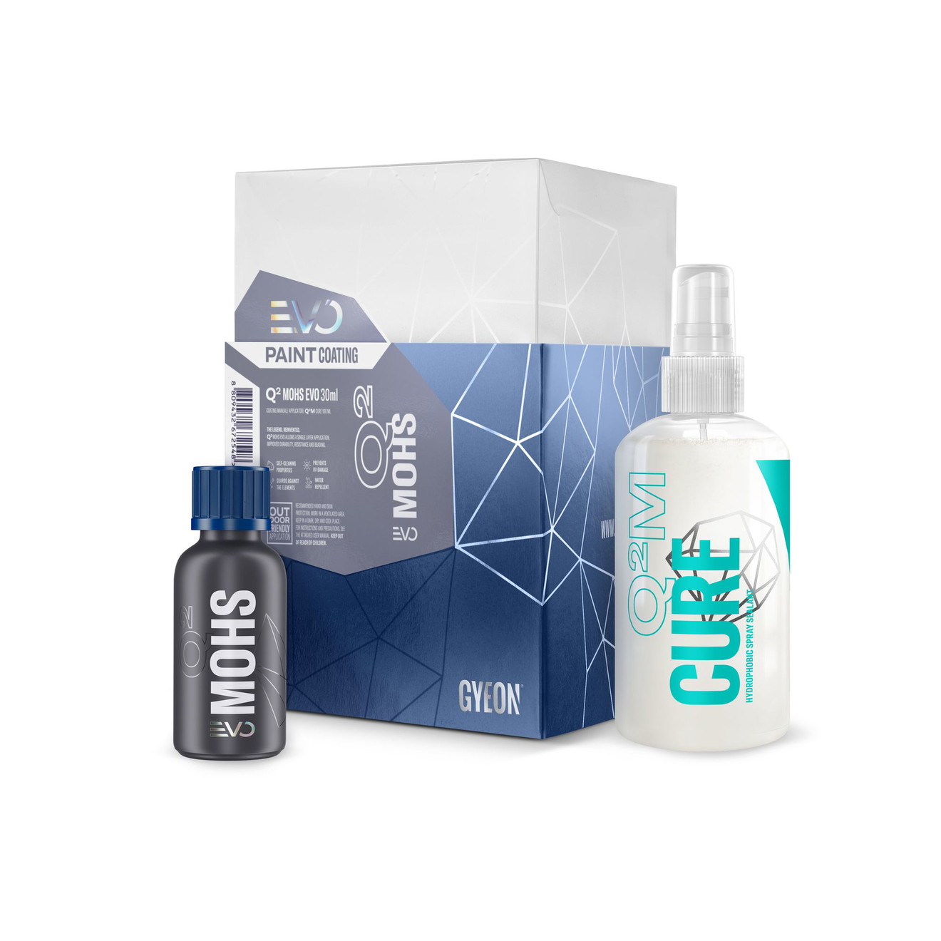 GYEON Q2 Mohs EVO Auto Keramikbeschichtung Set 30ml Keramikbeschichtung & Keramikerversiegelung