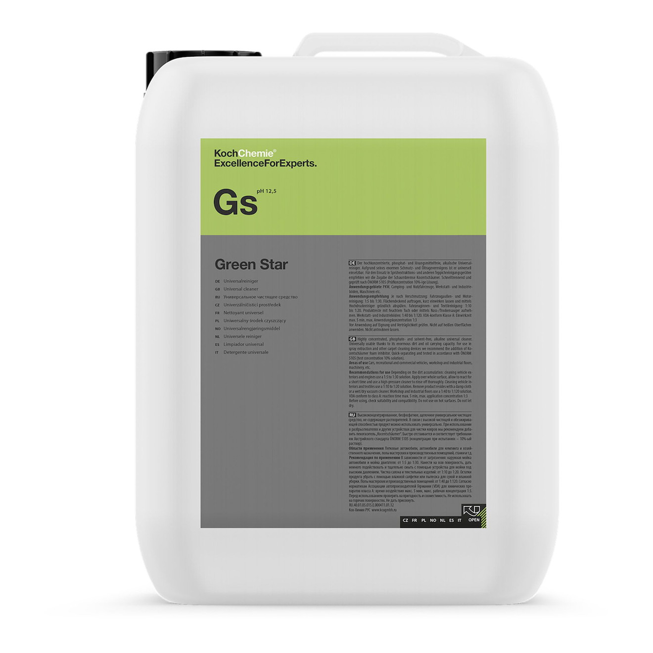 Koch Chemie Allzweckreiniger Green Star 5000ml Koch Chemie Allzweckreiniger Green Star GS 5000ml