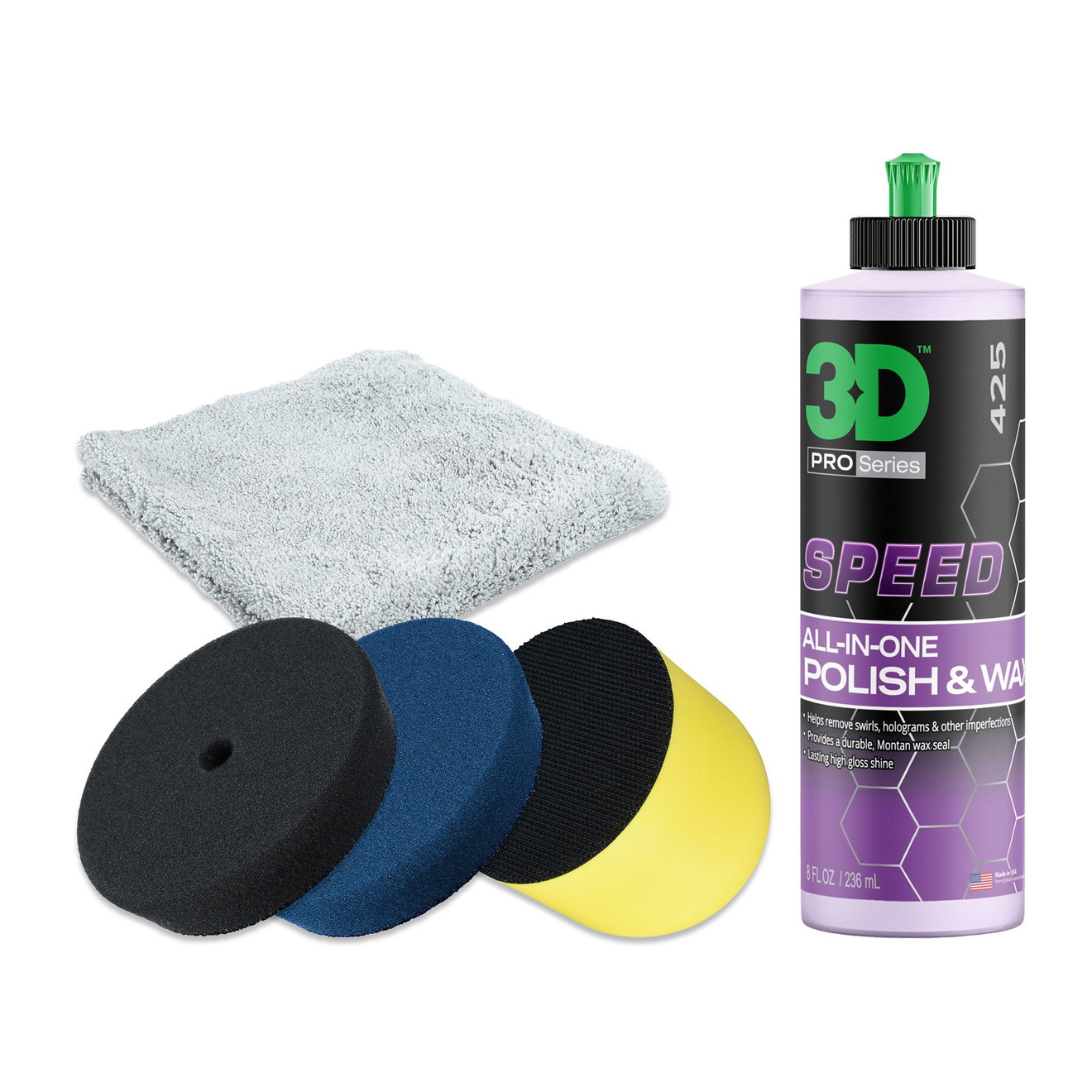 Detail Passion Therminator Handpolier Set AIO Polierball, Polierpads, 3D Speed