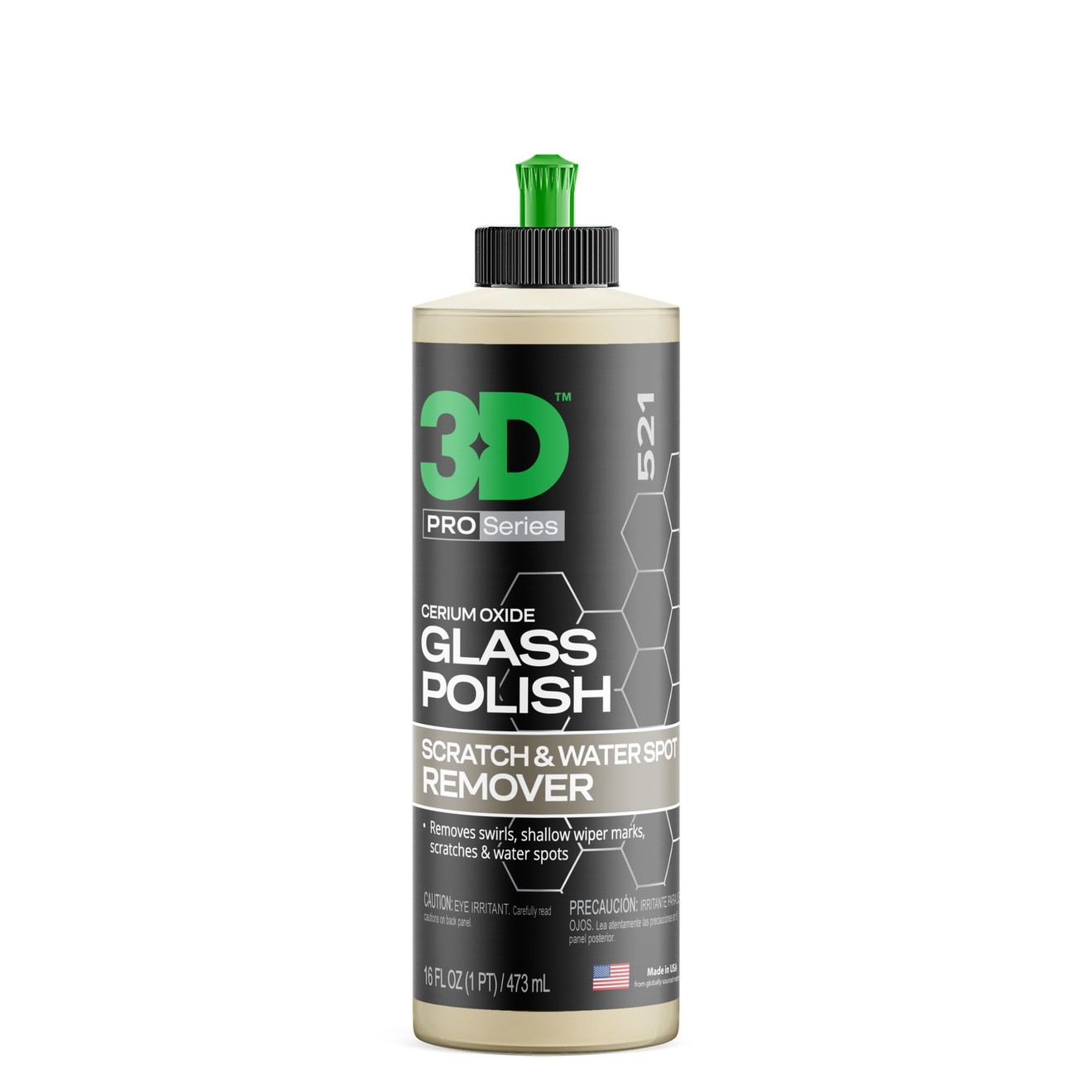 3D Стъклен Полир 521 - Ceroxid Стъклен Полир 473ml