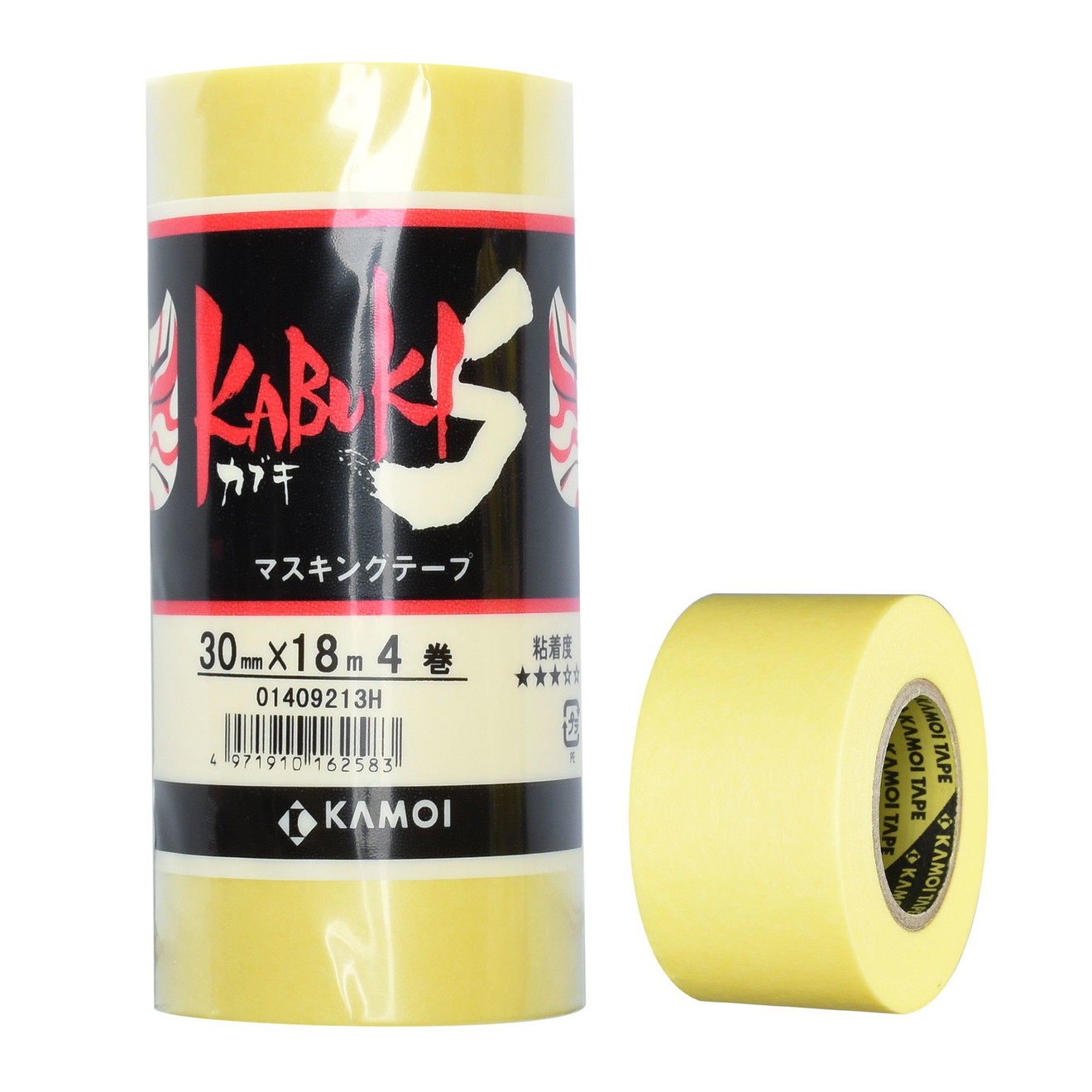 KAMOI Kabuki-S Abdeckband Abklebeband 30mm x 18m 4er Pack 3M 3434 Alternative