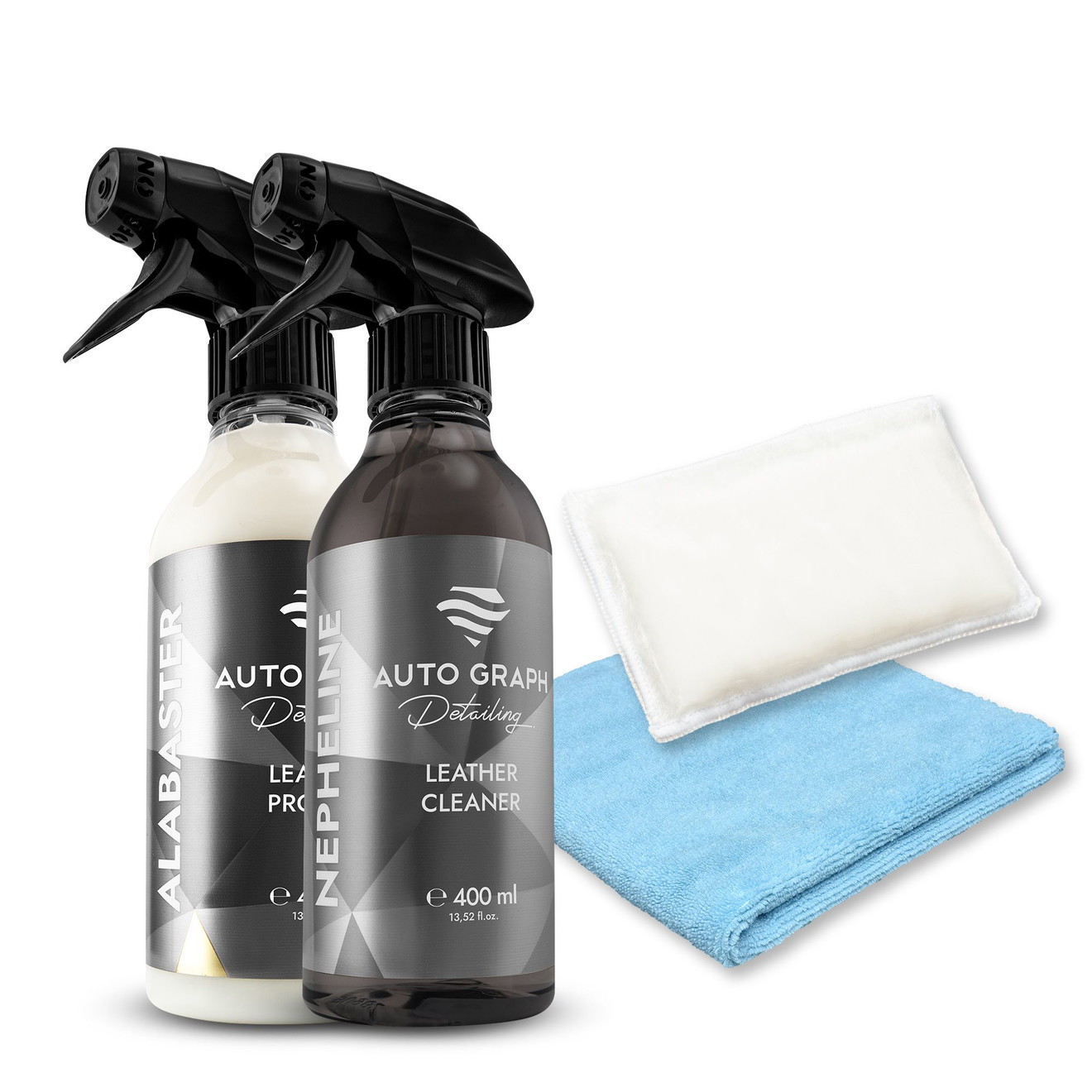 AUTO GRAPH Detailing Leather Clean & Protect Set L – 400ml