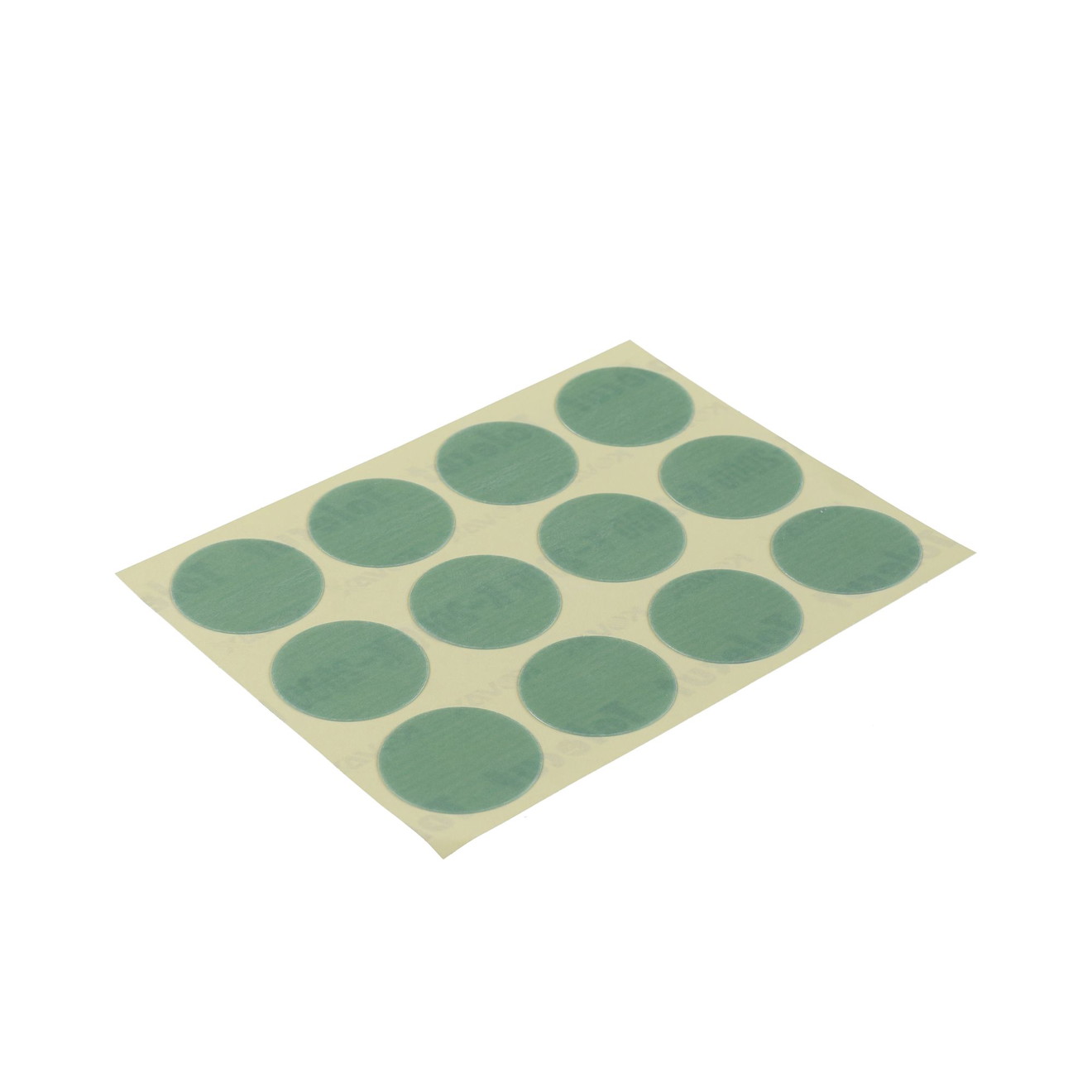 KOVAX Tolecut Rundschleifblüten Trockenschleifen grün P2000 Ø 34mm 12er Bogen