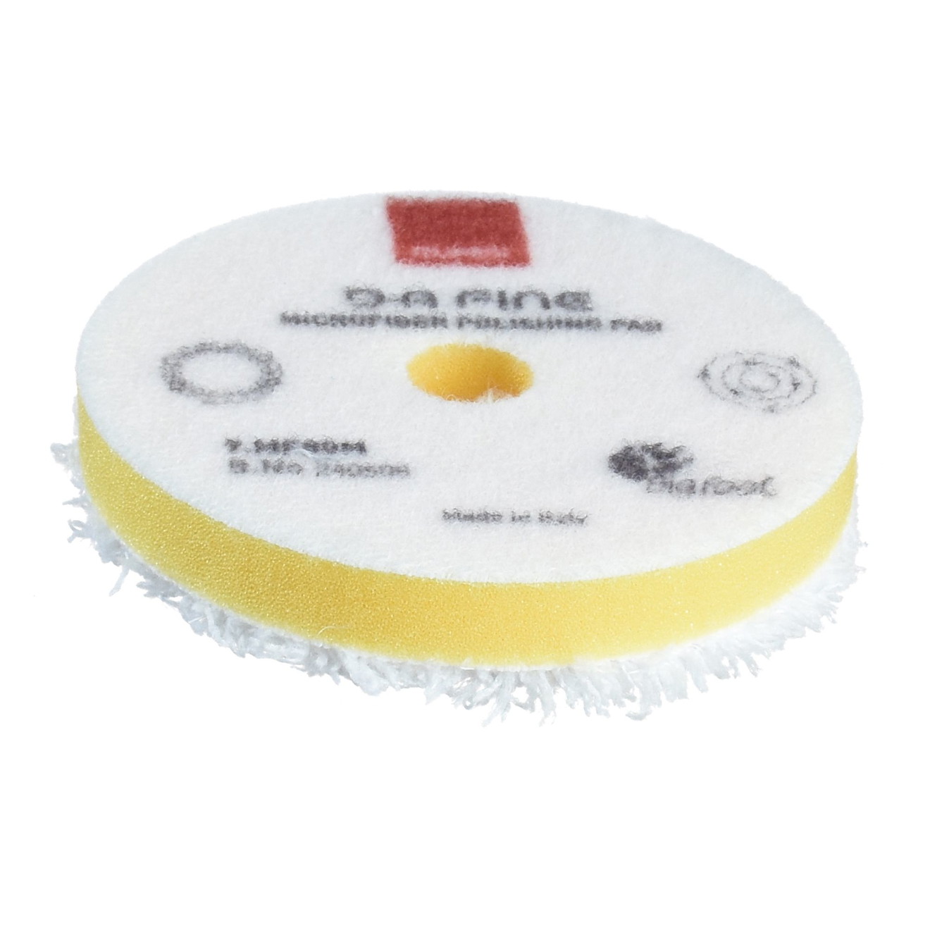 Rupes Polierpad 75mm D-A Mikrofaser FINE fein gelb Ø 80mm