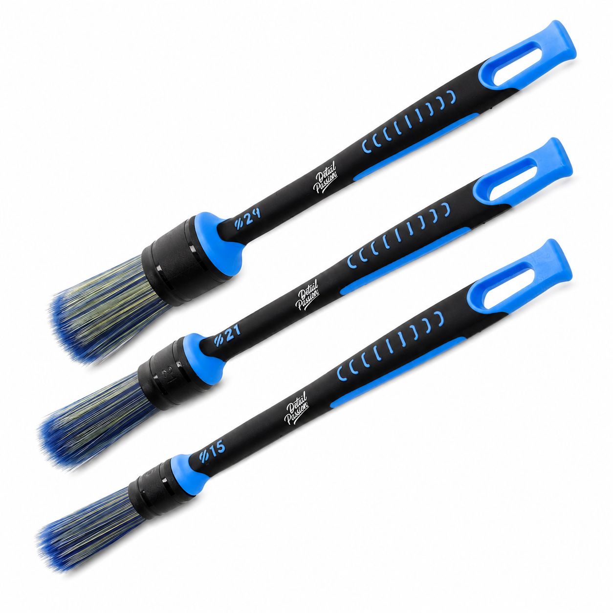 Detail Passion Detailingpinsel gummiert 3er Set