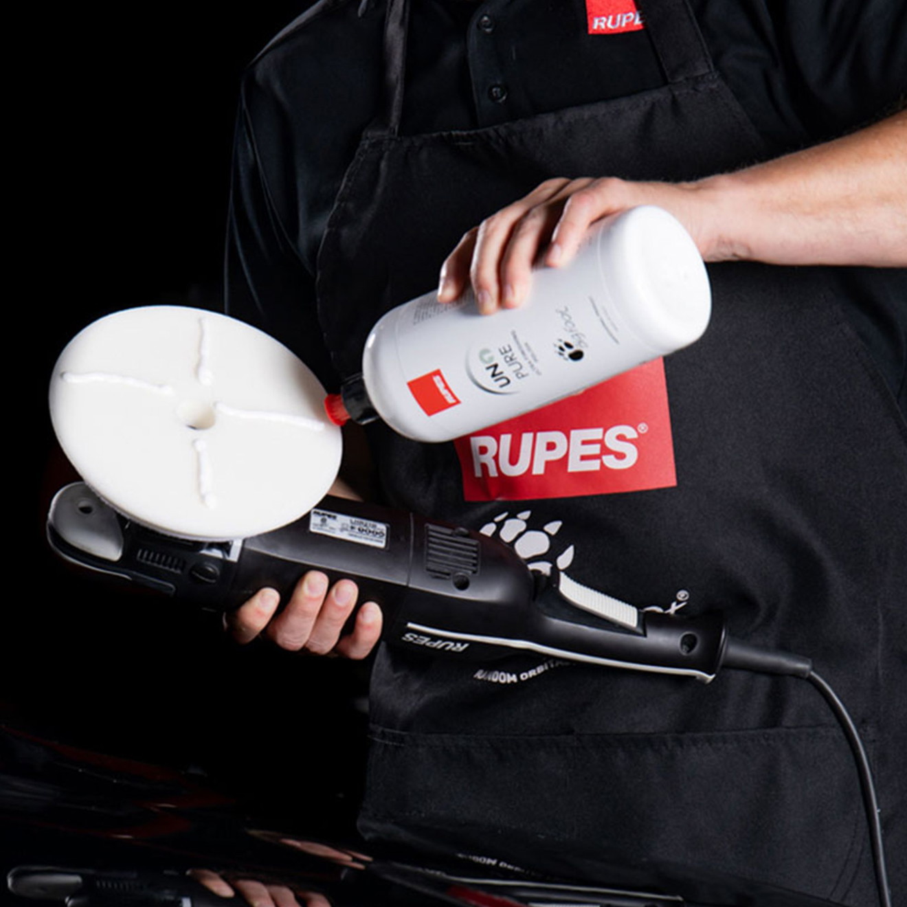 Rupes Polierpad 30mm D-A Fine weiss Ø 30/45mm