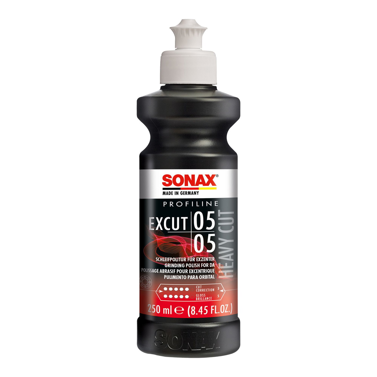 SONAX PROFILINE ExCut 05-05 Hochleistungsschleifpaste Politur für Exzenter 250ml SONAX PROFILINE ExCut 05-05 Hochleistungsschleifpaste Politur für Exzenter 250ml