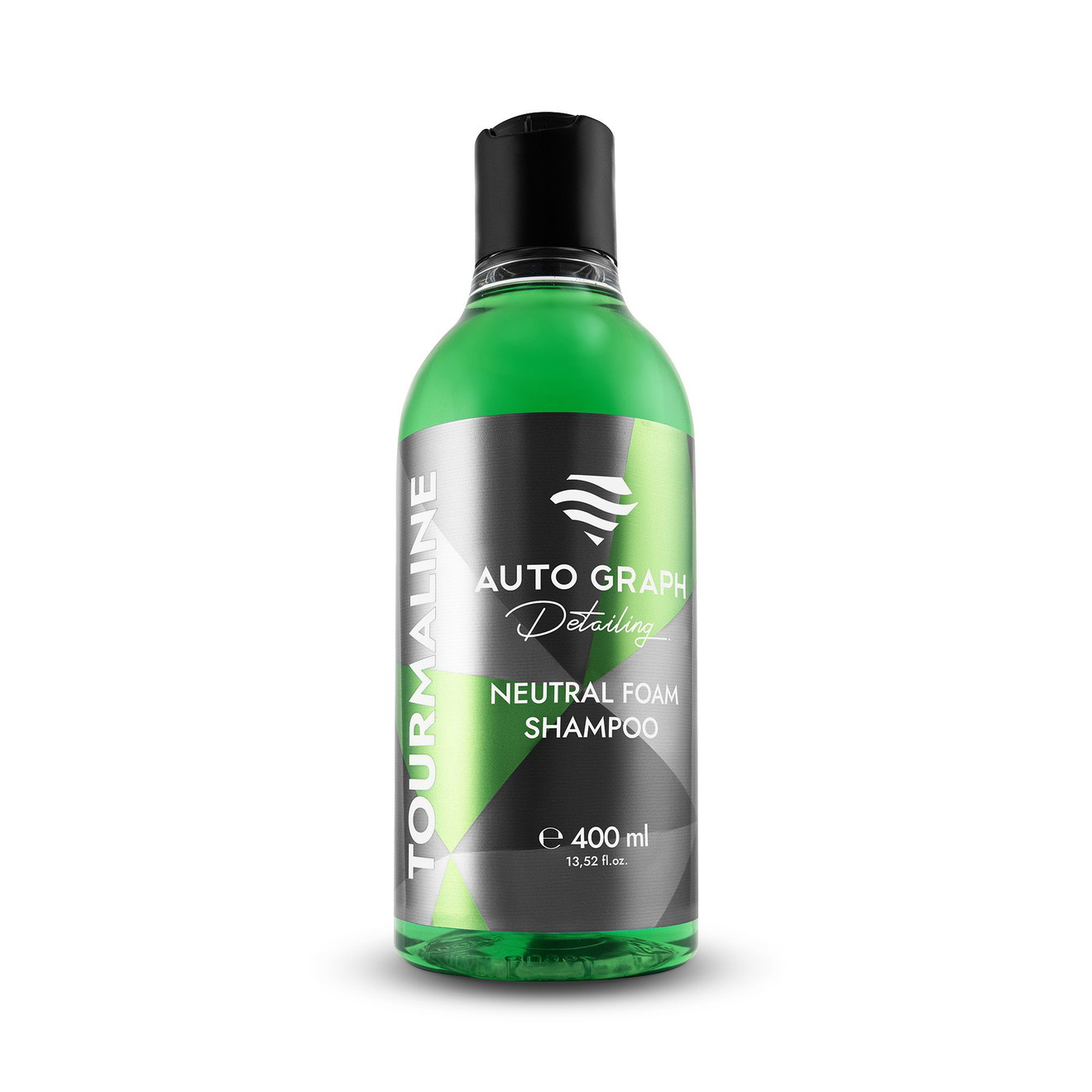 AUTO GRAPH TOURMALINE Neutral Foam Shampoo Light Green 400ml Shampoing Mousse Neutre TOURMALINE AUTO GRAPH 400ml
