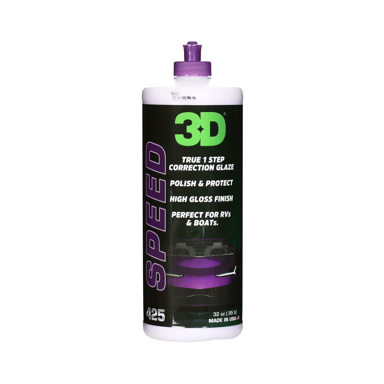 3D Speed All in One Lackpolitur Glaze Wachsversiegelung 946ml 3D Speed All in One 425 Lackpolitur Glaze Wachsversiegelung 946ml