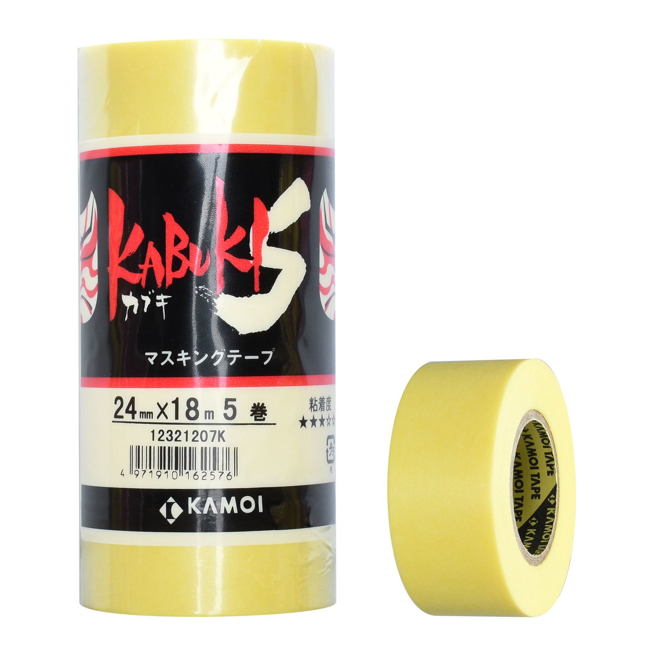 KAMOI Kabuki-S Abdeckband Abklebeband 24mm x 18m 5er Pack 3M 3434 Alternative