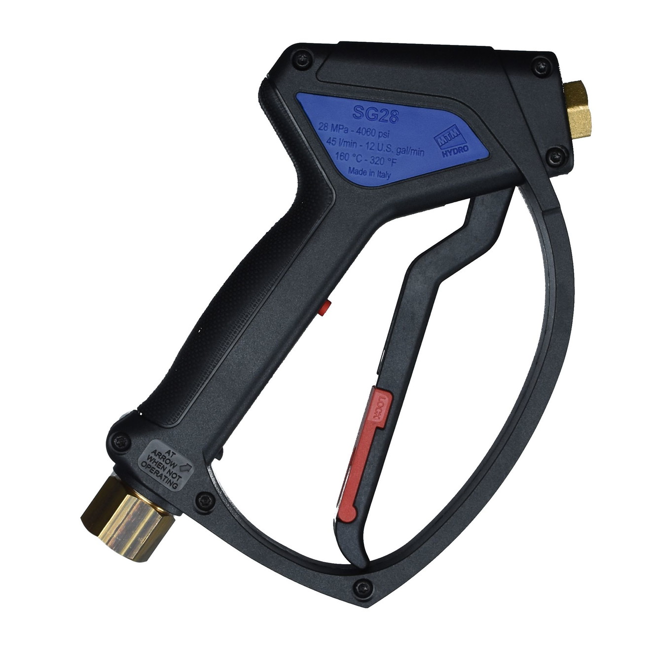 MTM Hydro SG28 Hochdruckpistole Swivel Inlet Wash Gun G3/8F auf G1/4F Hochdruckreiniger Pistole Nilfisk