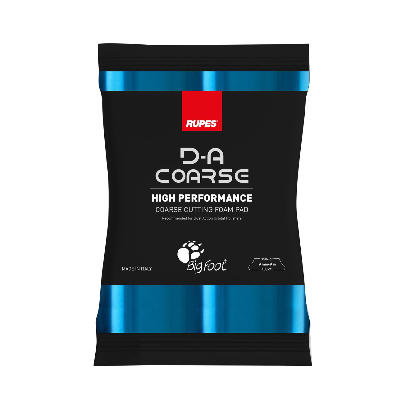 Rupes Polierpad 75mm D-A Coarse hart blau Ø 80/100mm