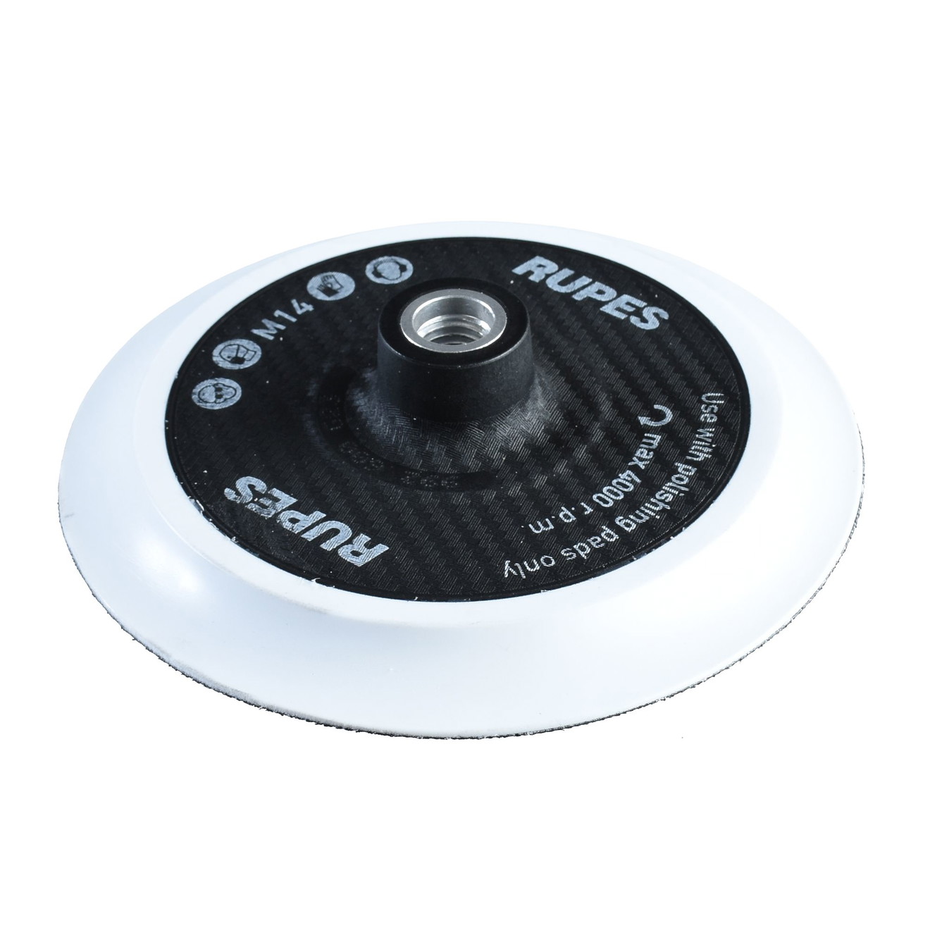 Tampon de support Rupes 150mm Velcro M14 pour polisseuses rotatives