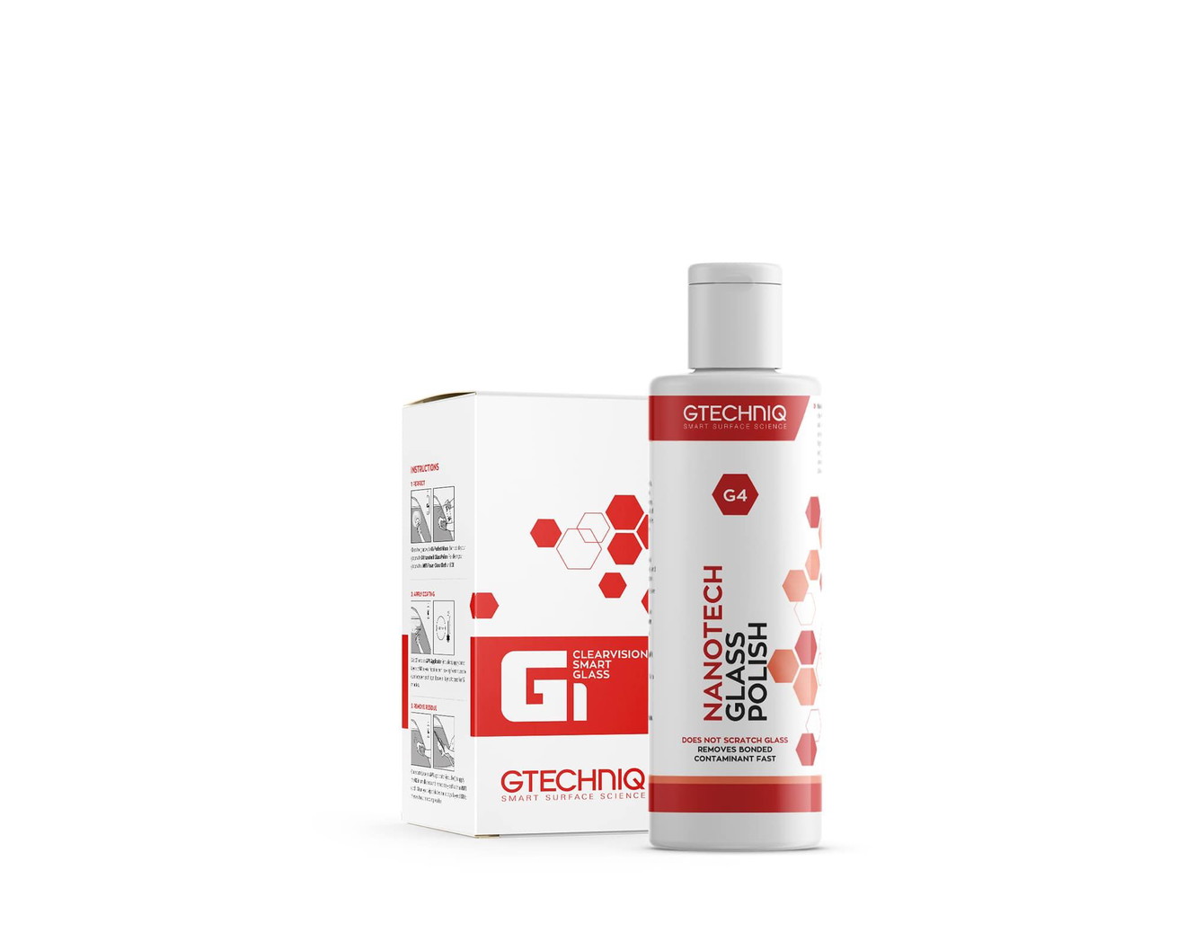 Gtechniq Glasversiegelung Set klein ClearVision Smart Glass G1 + G2 + G4 15ml Gtechniq ClearVision Smart Glass G1 + G2 + G4 15ml - Zestaw powłok szklanych