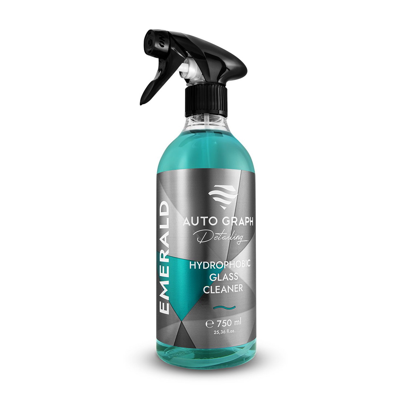 AUTO GRAPH EMERALD Hydrophobic Glass Cleaner 750ml NETTOYANT DE VERRE HYDROPHOBE AUTO GRAPH EMERALD 750 ml