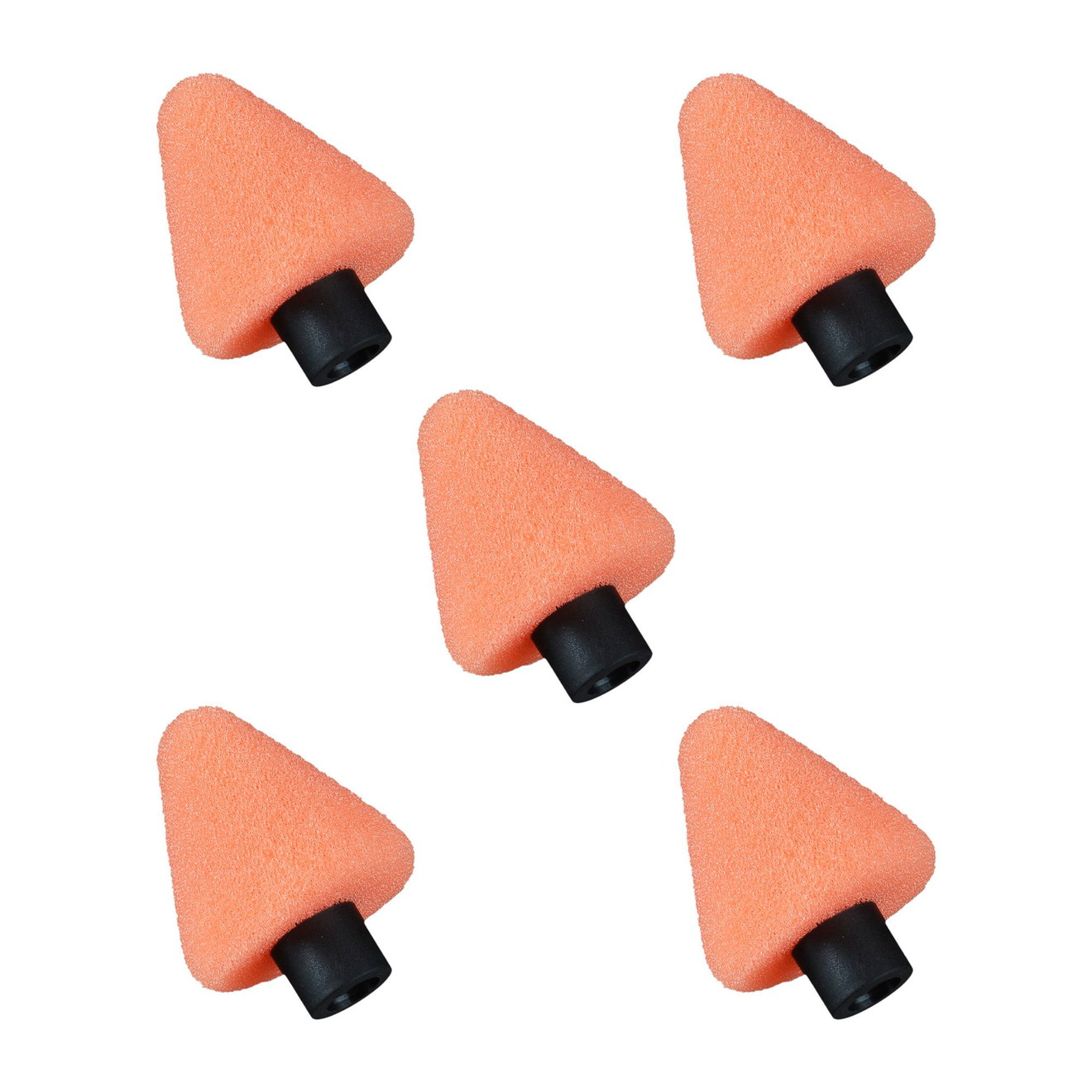 ShineMate Mini Polierpad Kegel Medium Cut orange 5er Set