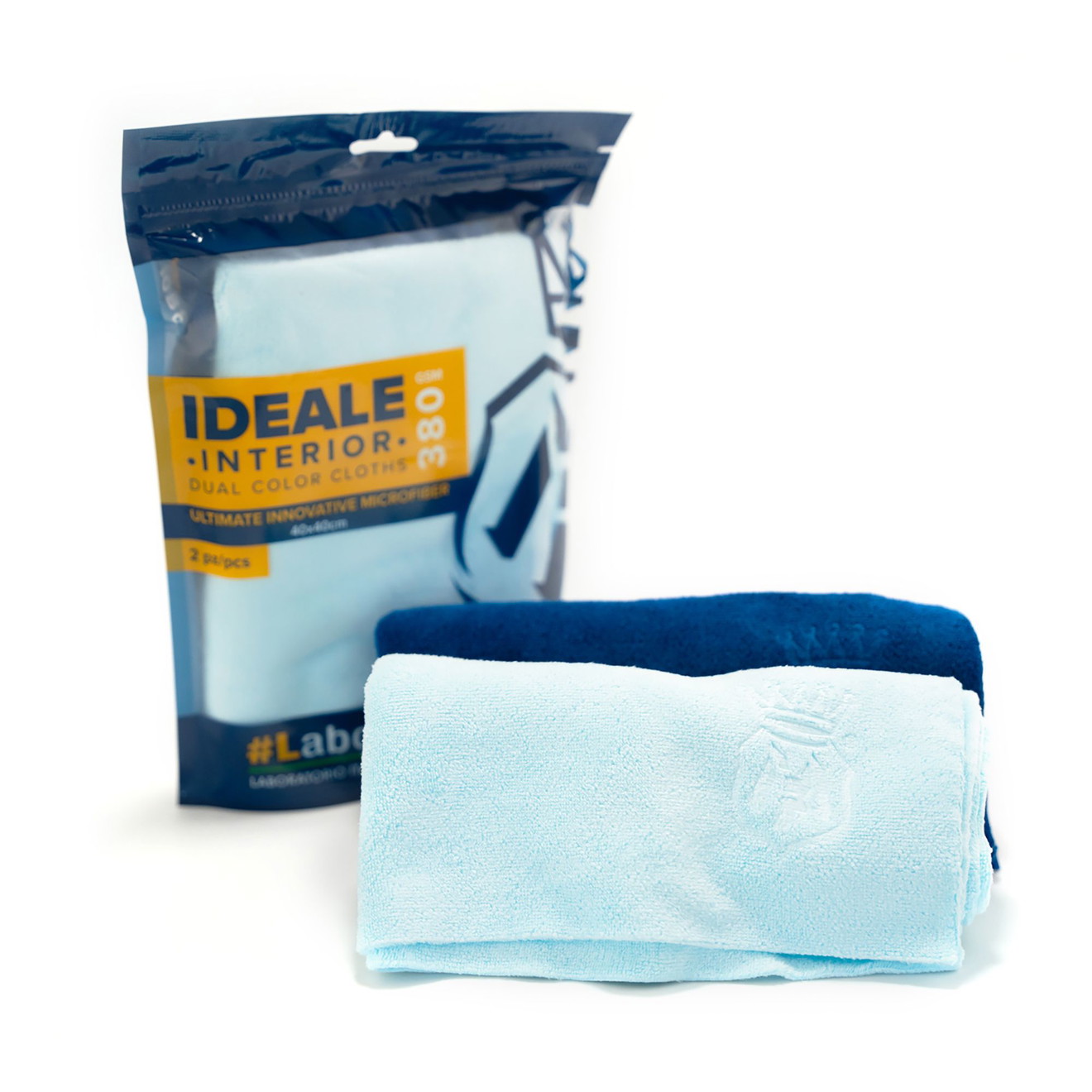 Serviette en microfibre Labocosmetica IDEALE 40x40cm 380GSM Set de 2