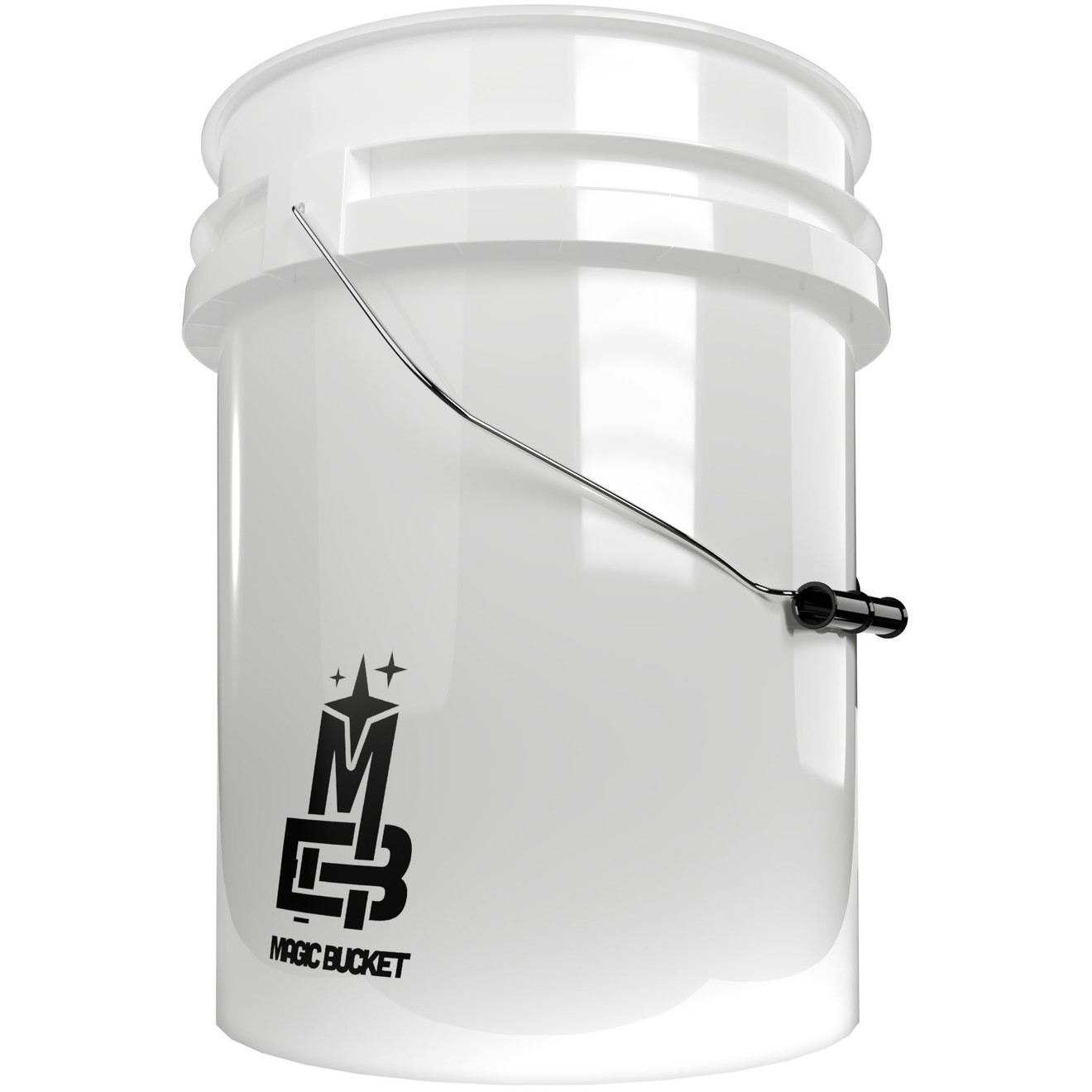 Magic Bucket Wascheimer 5 US Gallonen ca. 20 Liter weiss Grit Guard ähnlicher Wascheimer