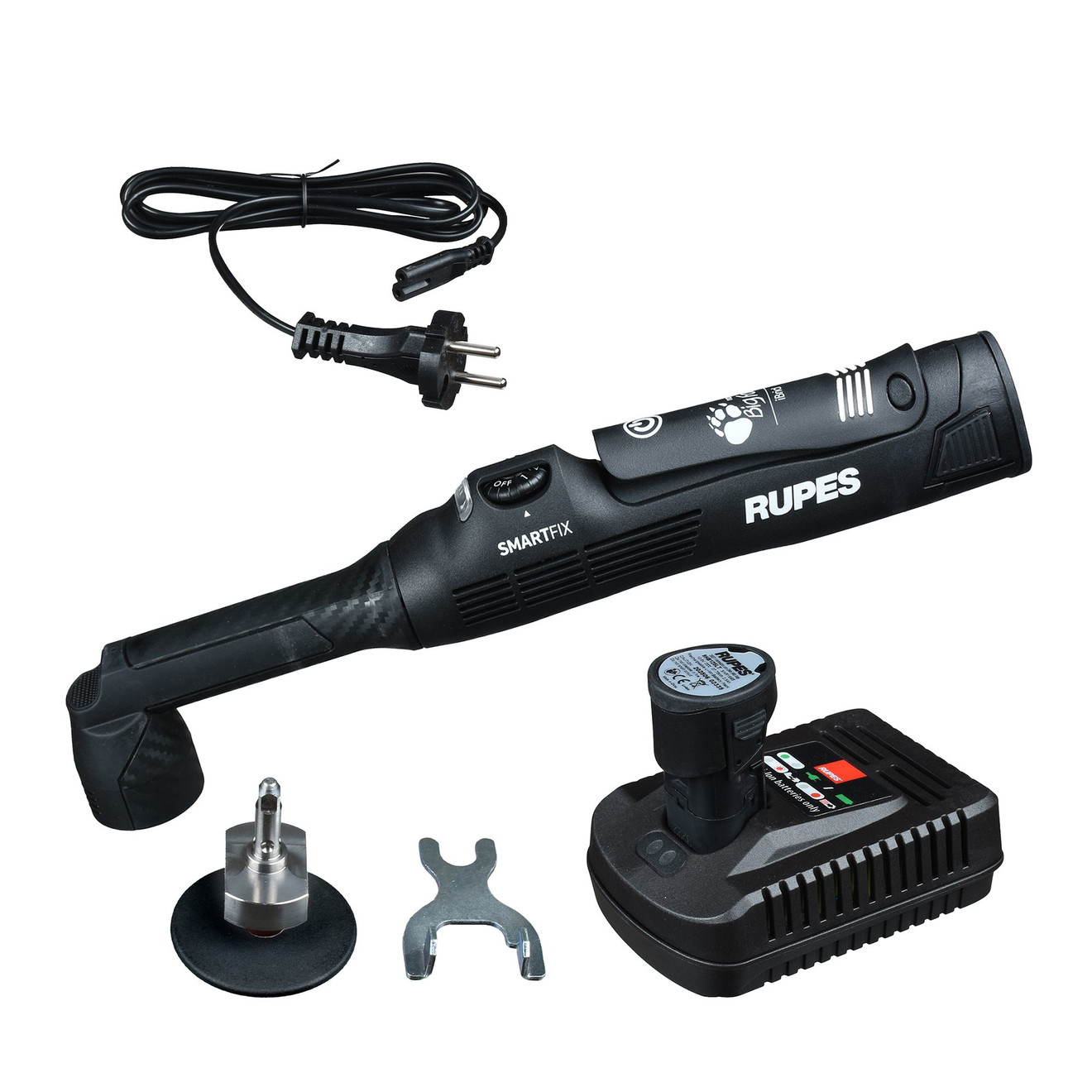 Rupes iBrid Nano Mark II Akku Mini Poliermaschine STD Kit Rupes iBrid Nano Mark II Battery Mini Polisher STD Kit