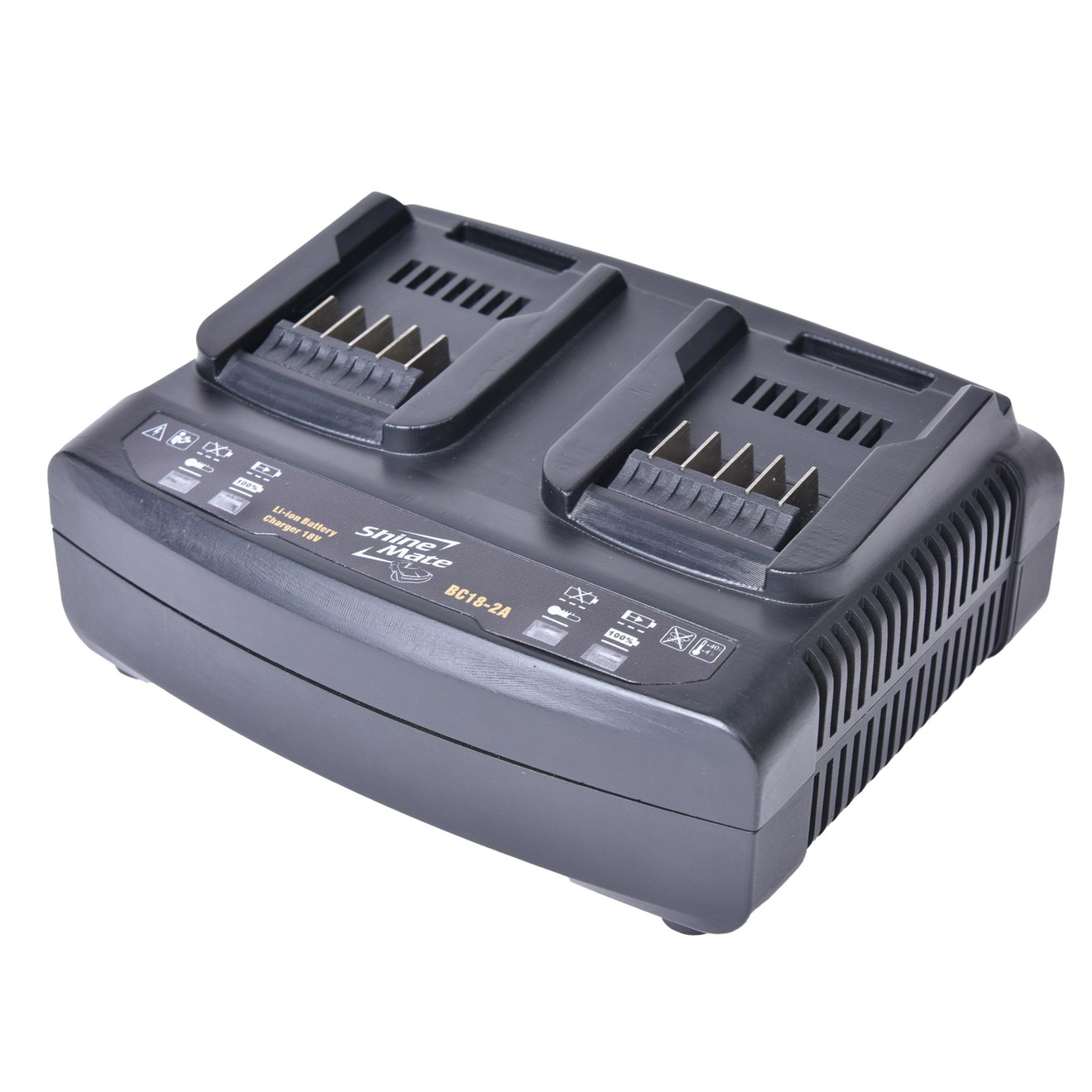 ShineMate Schnell-Ladegerät BC182 Dual sequentiell für 18V Akkus