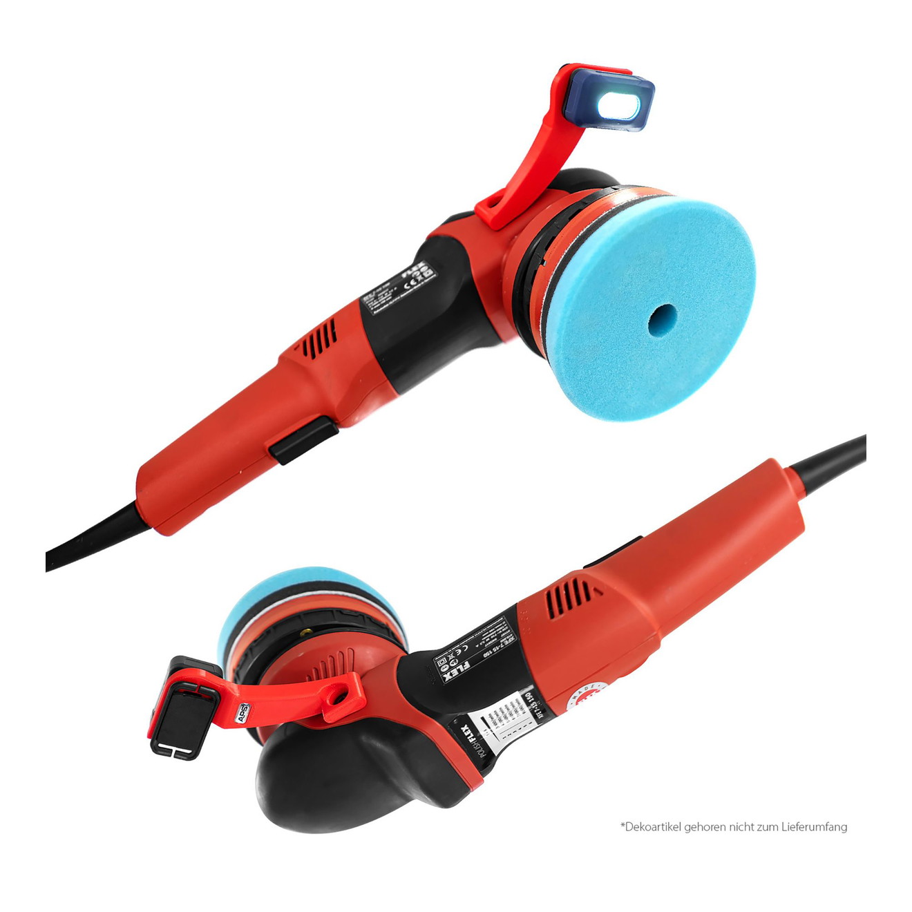 APS Detailing Lampenhalterung Flex XFE XCE PE für Scangrip HEAD LITE S rot