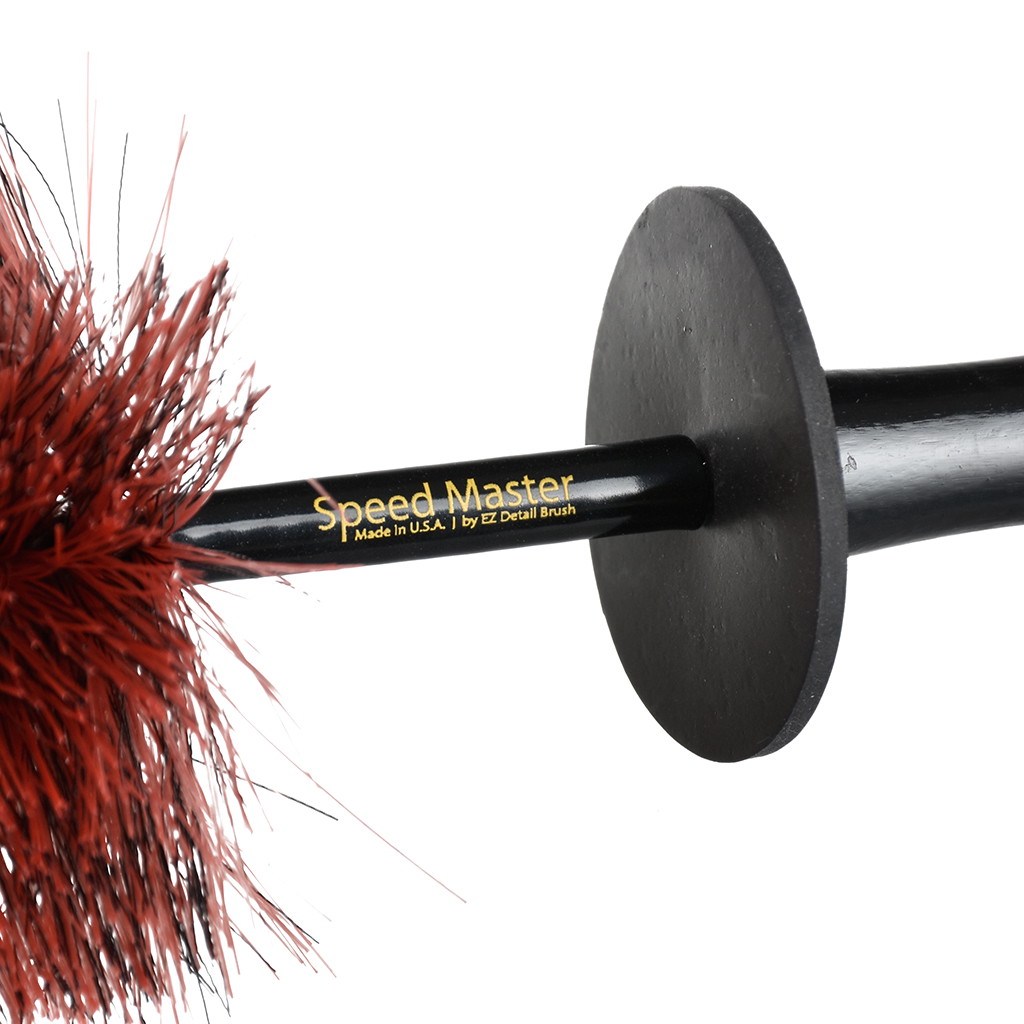 EZ Detail Speed Master Wheel Brush Felgenreinigungsbürste rot 45cm