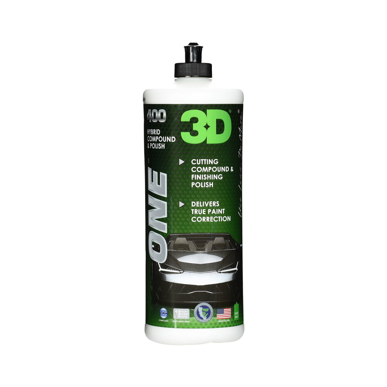 3D One Hybrid Paint Polish Medium + Fine Universal 946ml