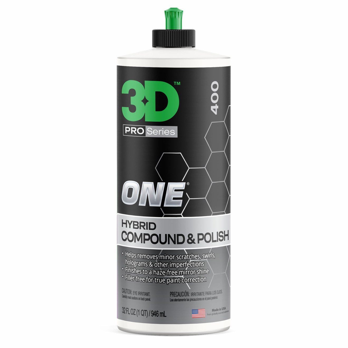 3D One Hybrid 400 Lakpolish medium + fijn universeel 946ml