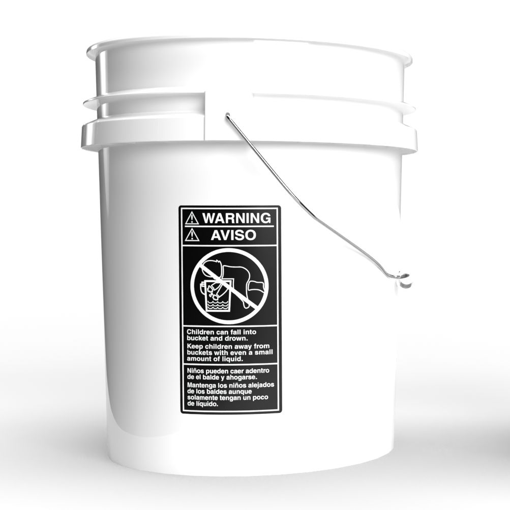 Magic Bucket Wascheimer 5 US Gallonen ca. 20 Liter weiss Waschen wie 83metoo