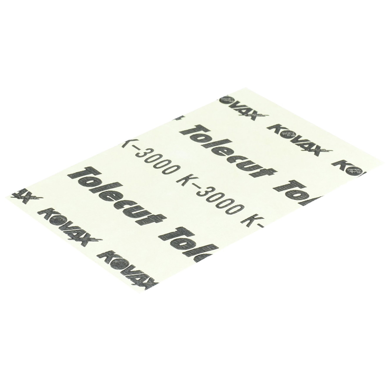 KOVAX Tolecut Schleifpapier Aufklebe-Streifen 29 x 35mm schwarz K3000 200 Stück