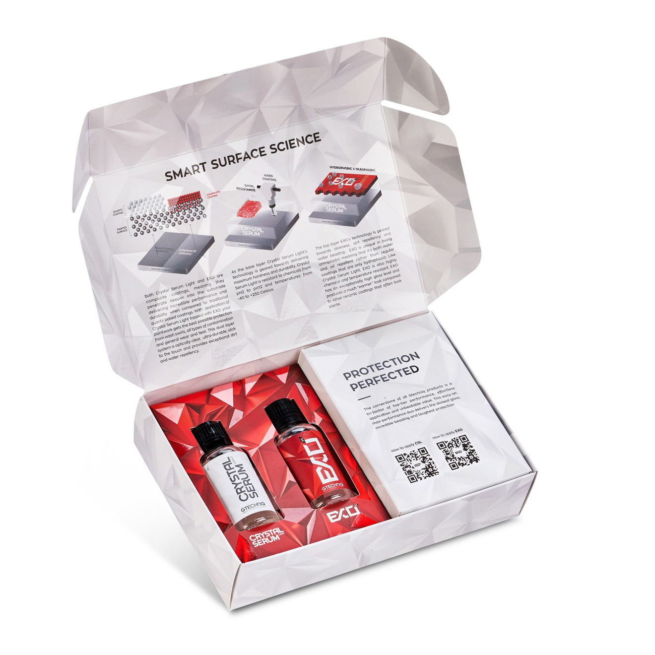 Gtechniq Keramikversiegelung Profi Set Crystal Serum Light CSL + EXOv5 60ml