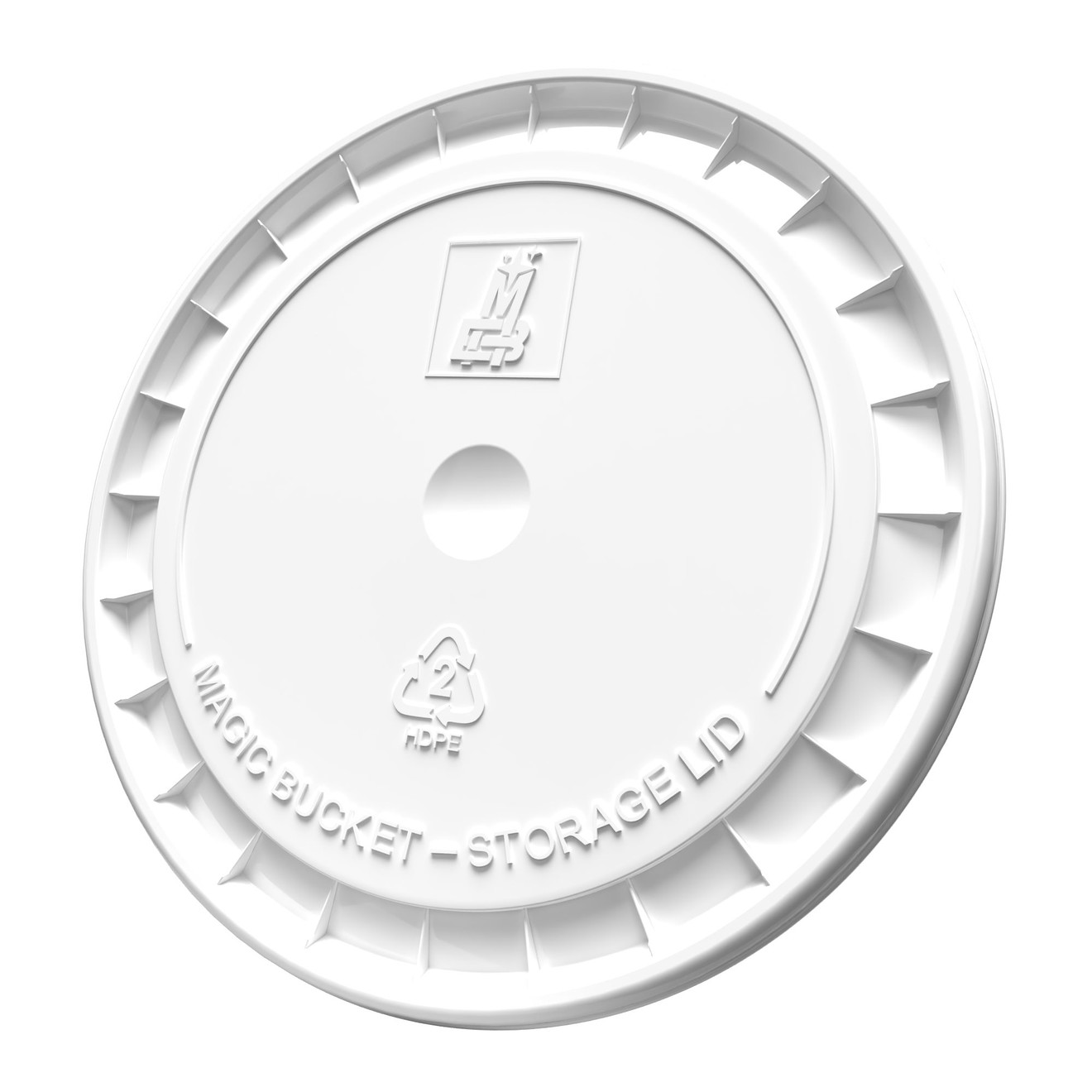 Magic Bucket Wascheimer Deckel Klickfunktion für Galloneneimer weiss Magic Bucket Wash Bucket Lid Click Function for Gallon Buckets White