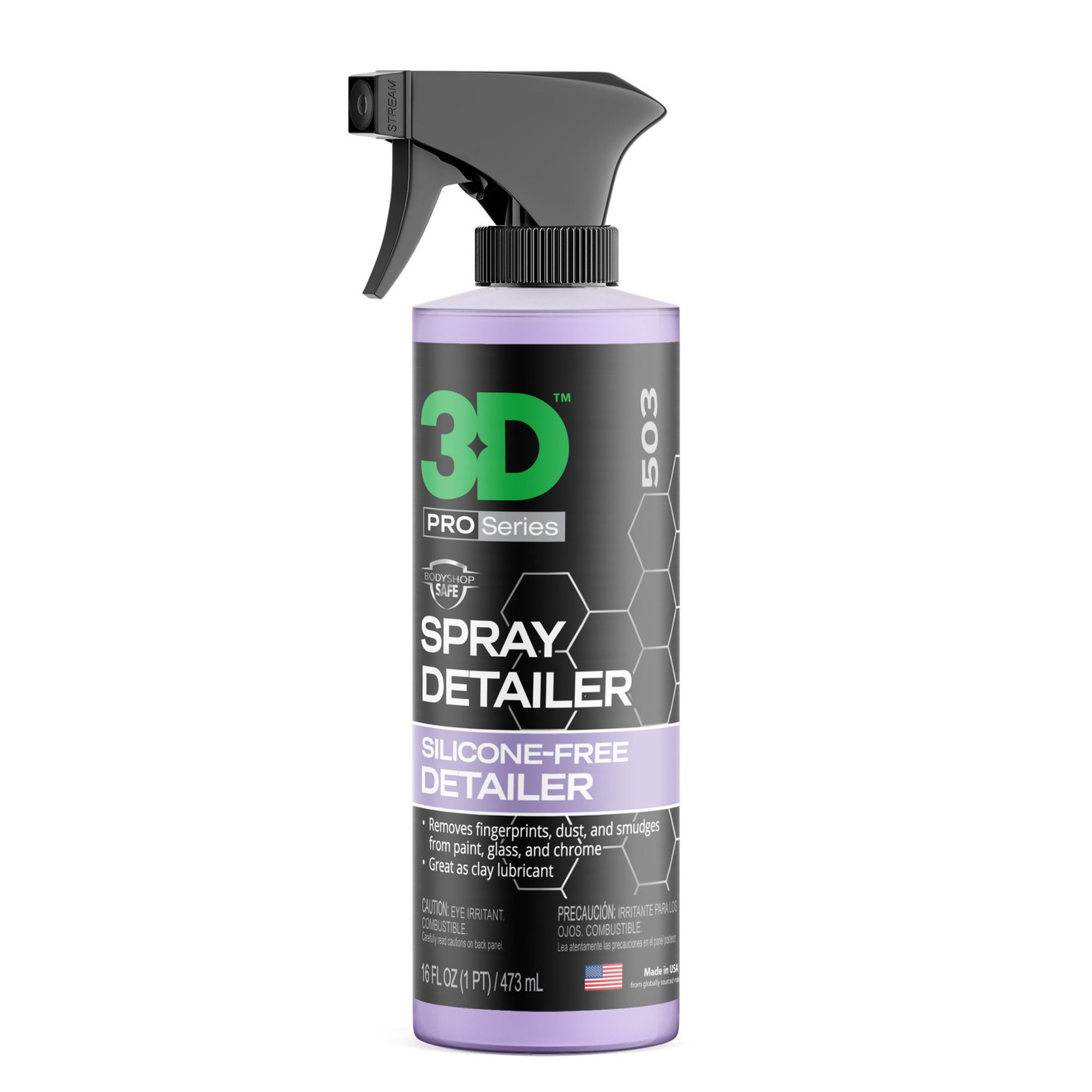 3D Spray Quick Detailer – Силиконов безплатен спрей за бързо почистване 473ml