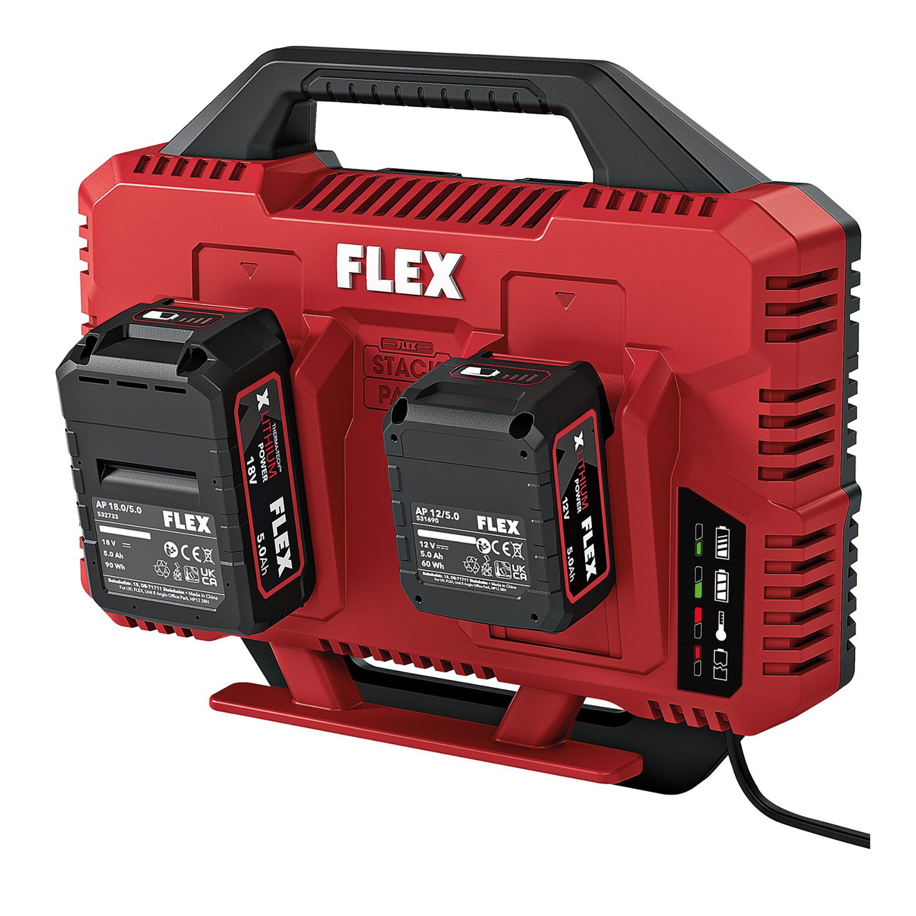 Flex Doppel Schnell Ladegerät CA SP 2x 12/18 für 10.8 12 18V Akkus