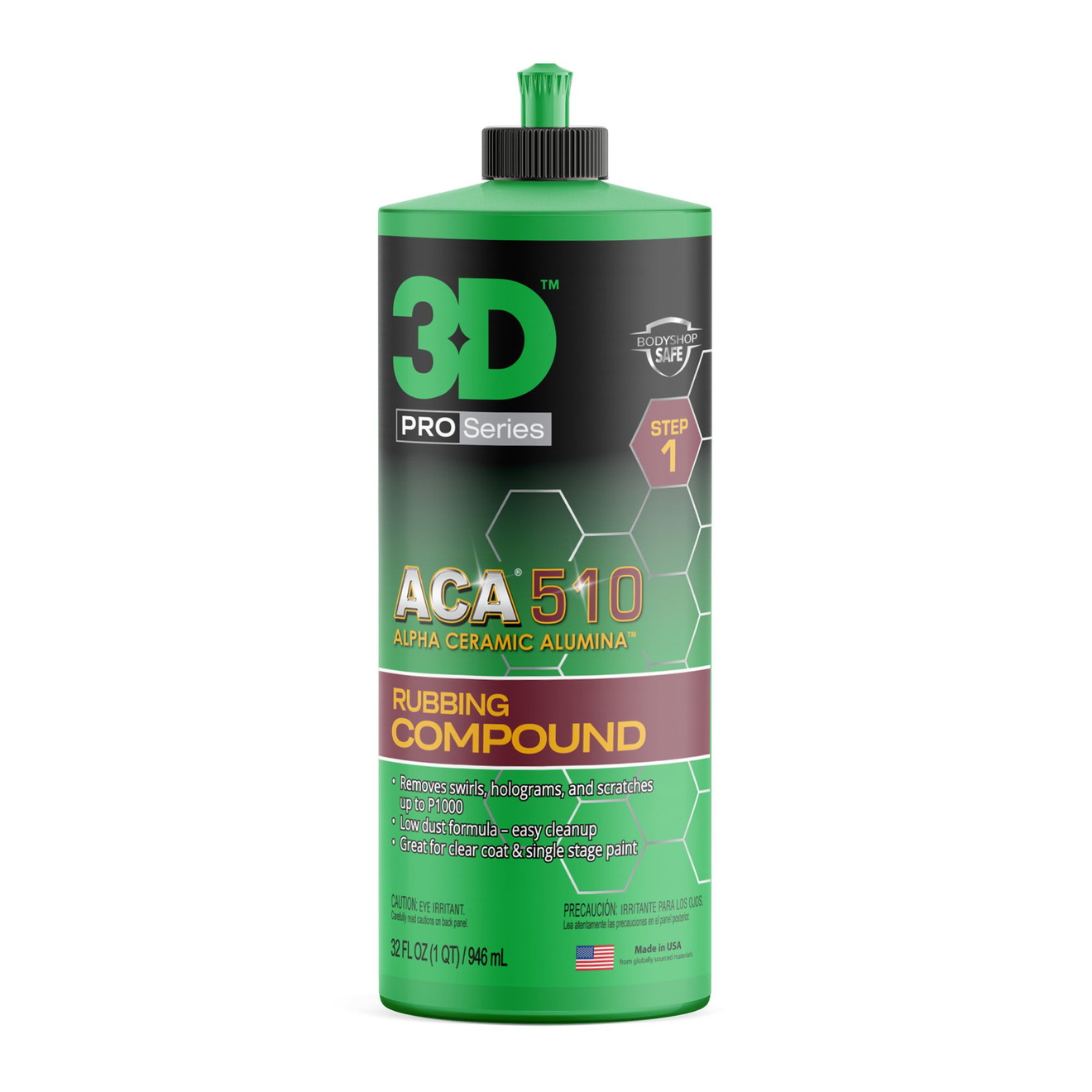 3D ACA X-TRA 510 Lackpolitur Cutting 946ml 3D ACA X-TRA 510 Polerowanie Lakieru Heavy Cut 946ml