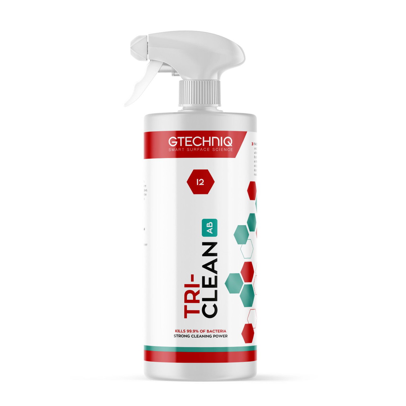 Gtechniq TriClean I2 Interior Cleaner - Antibacterial & Antiviral 1000ml