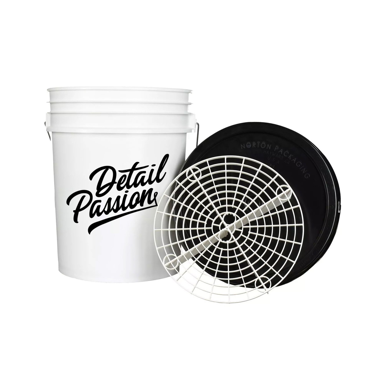 Detail Passion Wascheimer Grit Guard + Deckel Set white