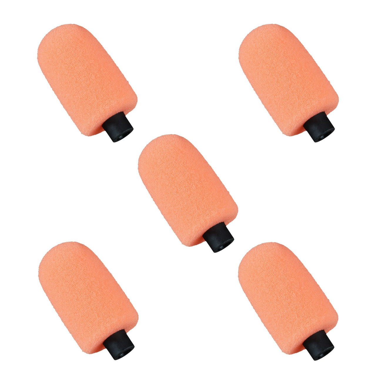 ShineMate Medium Cut Cone Polishing Pads Orange 5-Pack