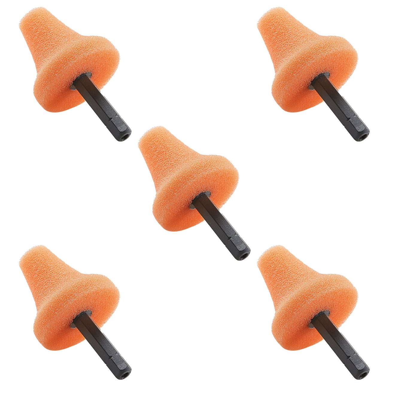 Flex Polierschwamm Polierkegel finish 1/4 Hex Bit Aufnahme VE5
