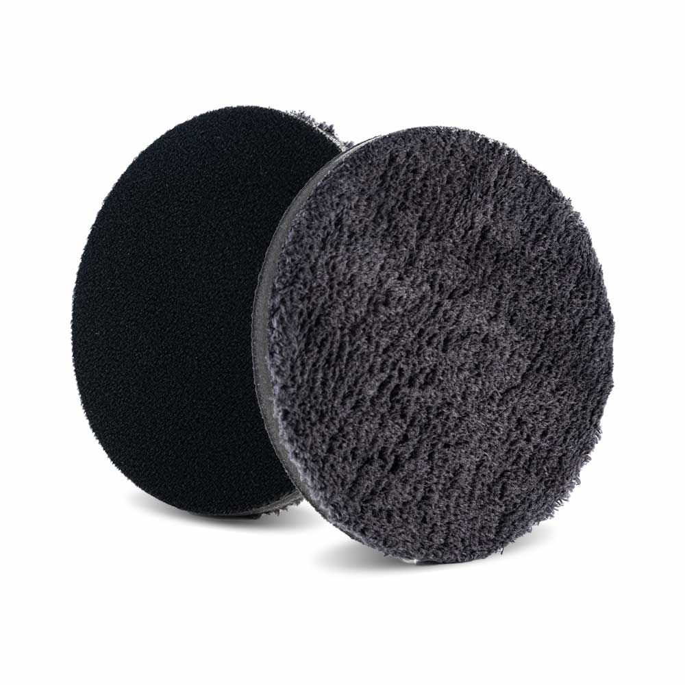 Tampon de polissage en microfibre 150mm finition noire Lake Country Ø 150/165mm