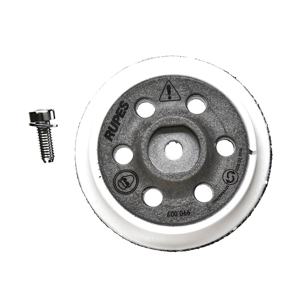 Disque de support Rupes 75mm Velcro M6 pour BigFoot LHR75
