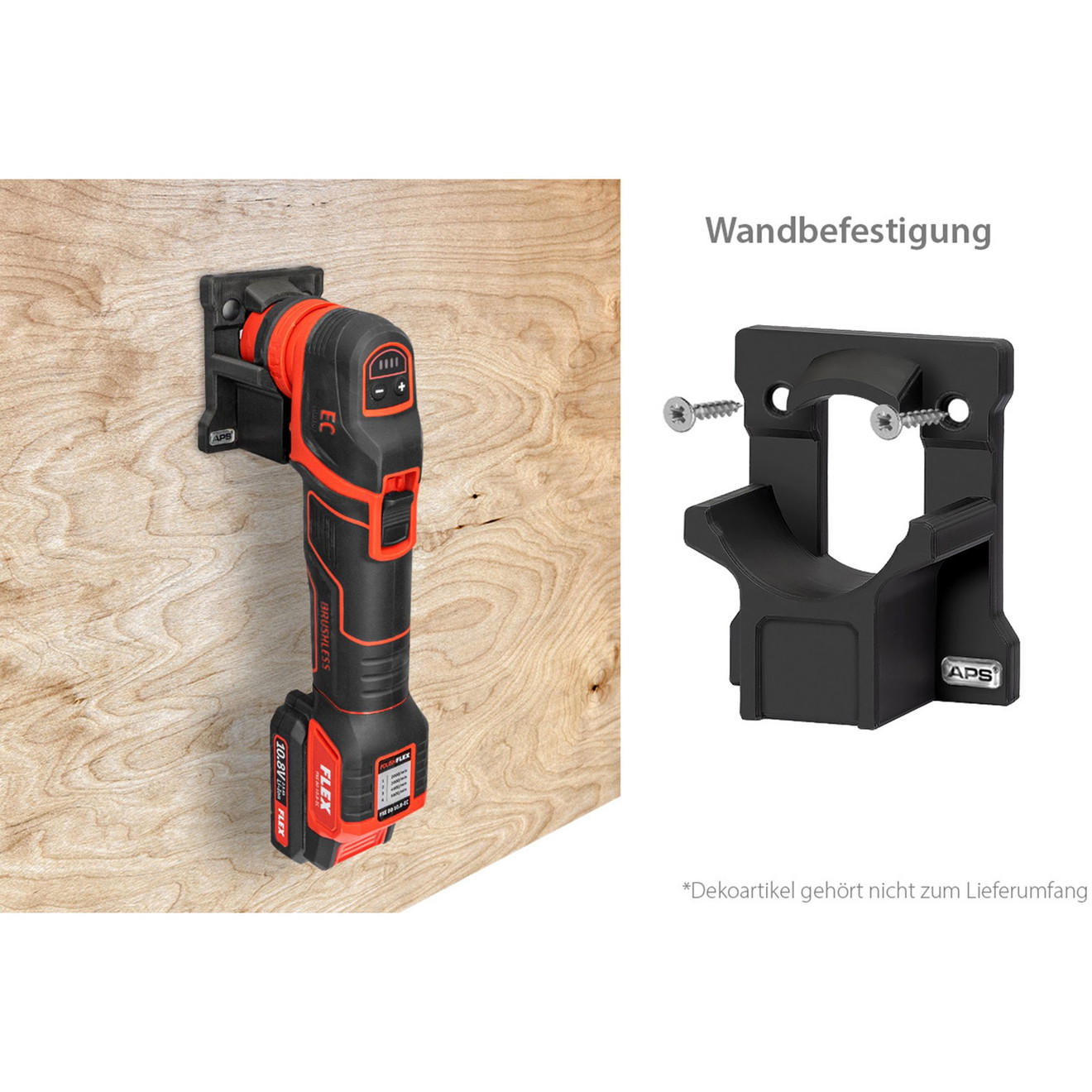 APS Detailing X-ORG Wandhalterung für Flex PXE 80 Akku Minipolierer APS X-ORG Wandhalterung für Flex PXE 80 Akku Minipolierer