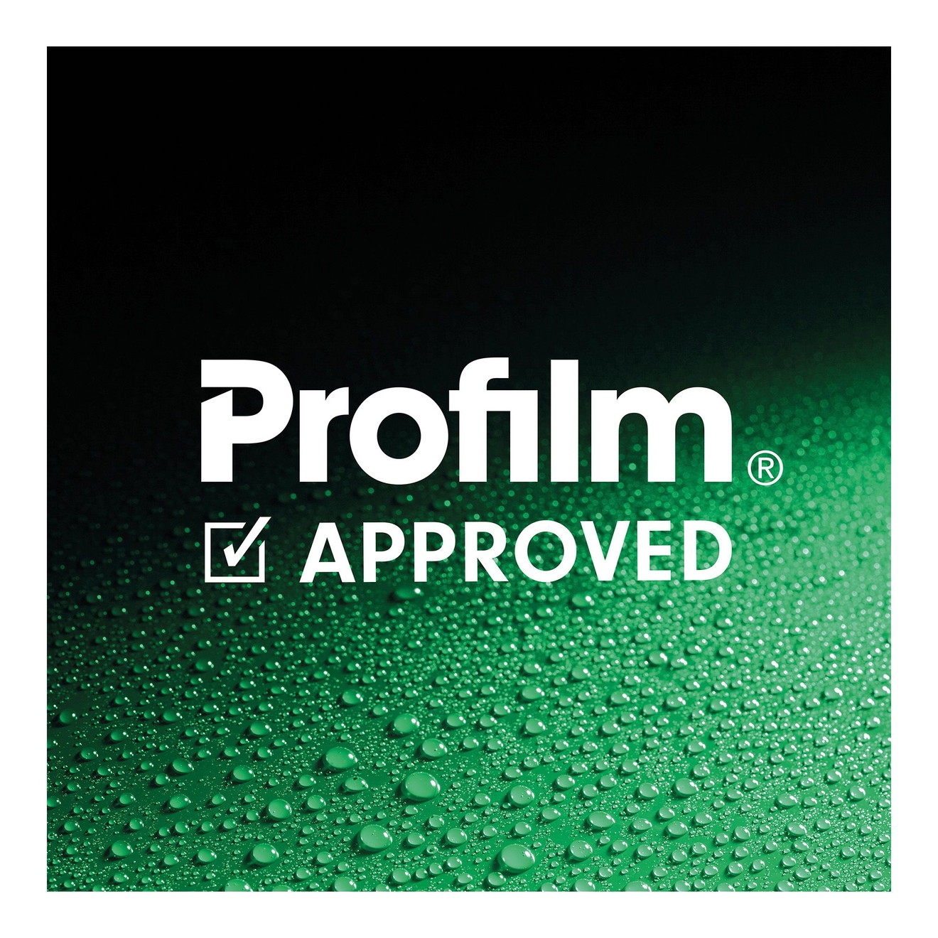 Profilm Schild 60x60cm "Profilm Approved" Panneau Profilm 60x60cm "Profilm Approuvé"