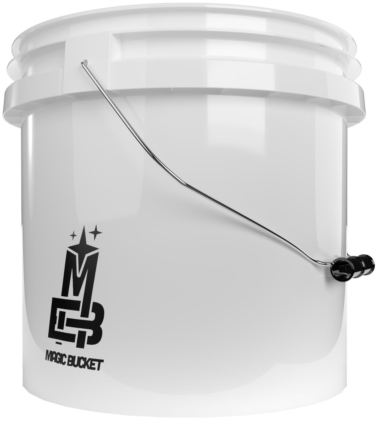 Magic Bucket Wascheimer 3,5 US Gallonen ca. 13 Liter weiss Grit Guard ähnlicher Wascheimer