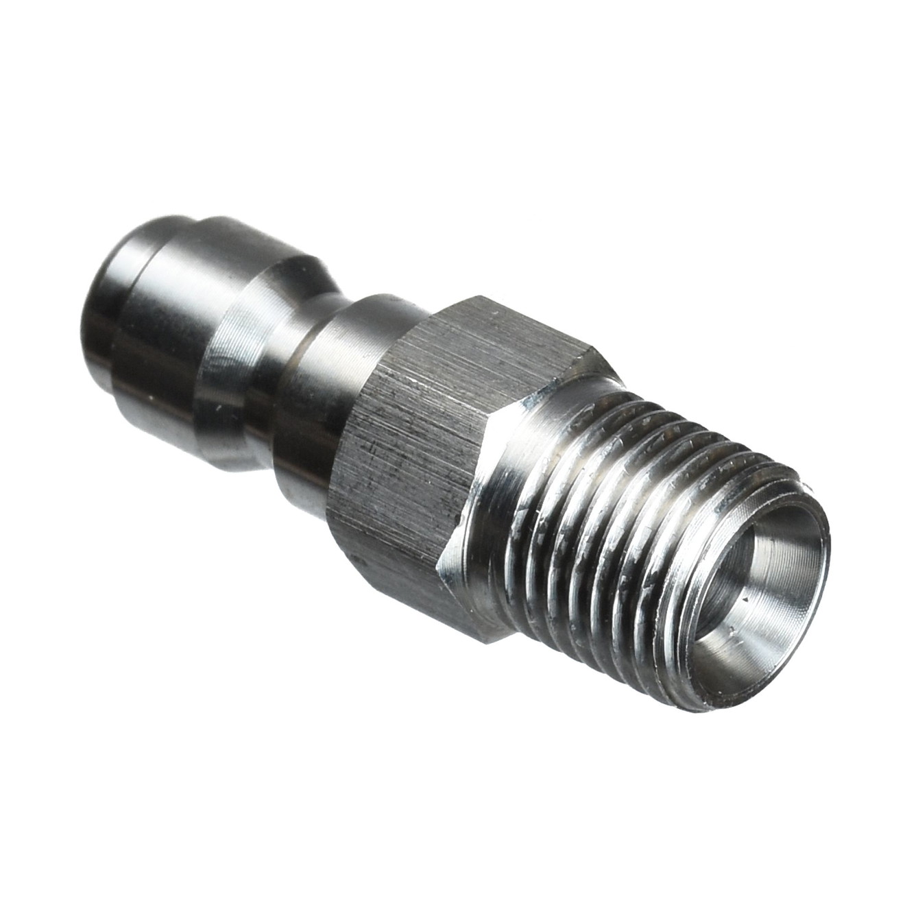 DP Pro 1/4in Schnellverschluss M Nippel Quick Connect Edelstahl für MTM Hydro DP Pro 1/4in Quick Connect Male Nipple Stainless Steel for MTM Hydro