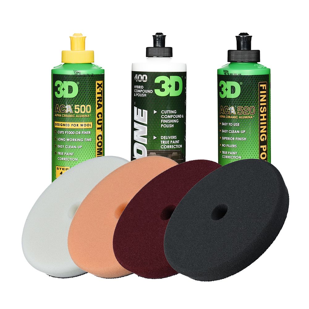 ShineMate Poliermaschine Akku-Exzenter 125mm EB351 5/15 DP Pro Set