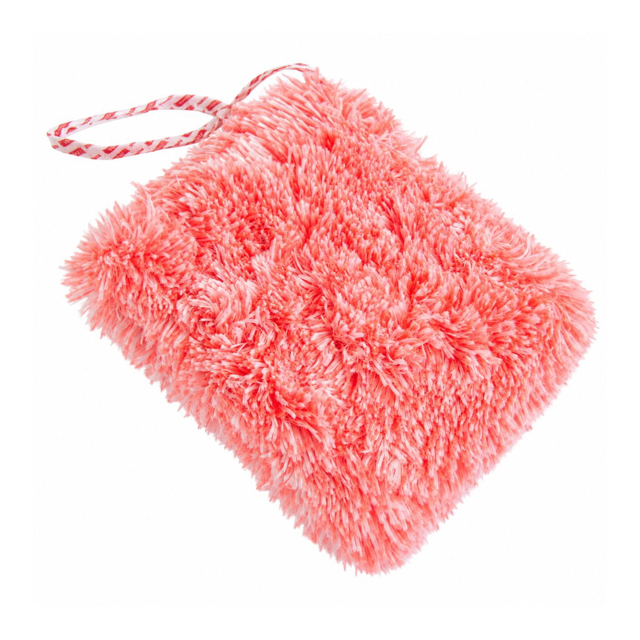 Purestar Creamy Wash Waschpad mit Handgelenksschlaufe neon peach