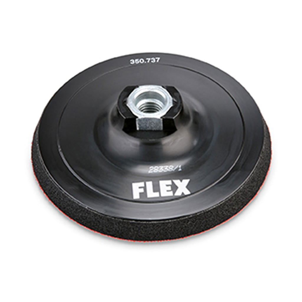 Flex Stützteller 125mm Klett BP-M 125 M14 für Rotationspolierer